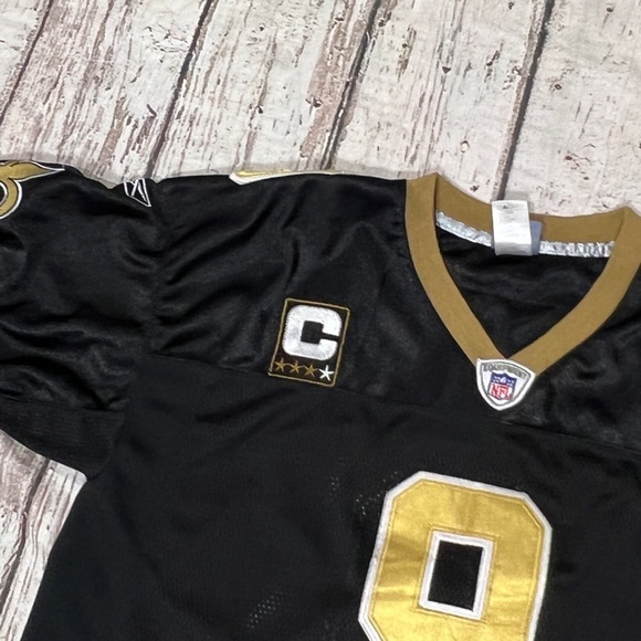 Drew Brees New Orleans Saints Reebok NFL Football Jersey Mens - Picture 5 of 5